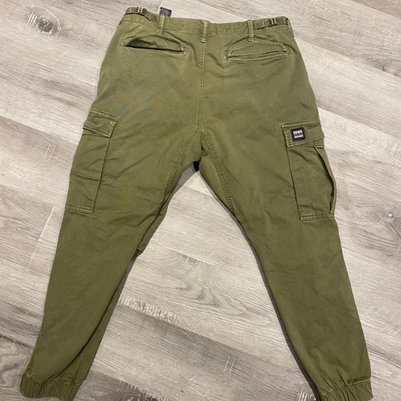 Khaki green cargo pants - Picture 2 of 3